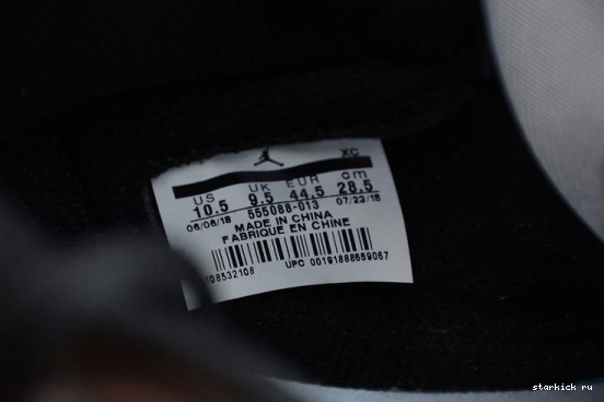 Retro High Jordan Air OG 1 “Shadow”555088-013 555088-013 0124